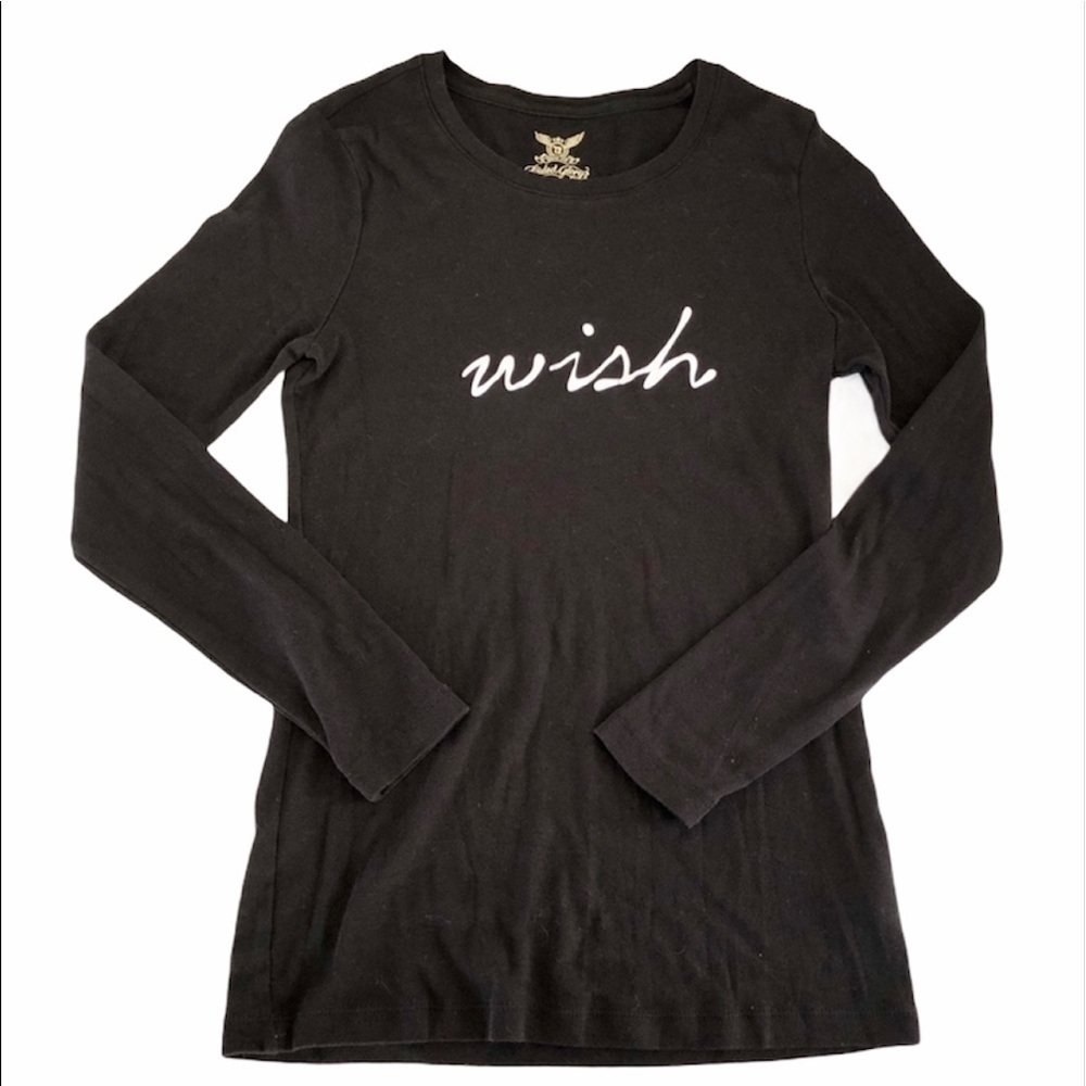 Faded Glory “WISH” Long Sleeve Shirt